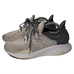 New Balance Gray/White Roav Sneakers